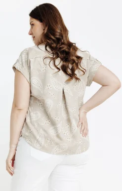 Toscane Boutique Chemisiers & Tuniques|Chemise courte BEIGE