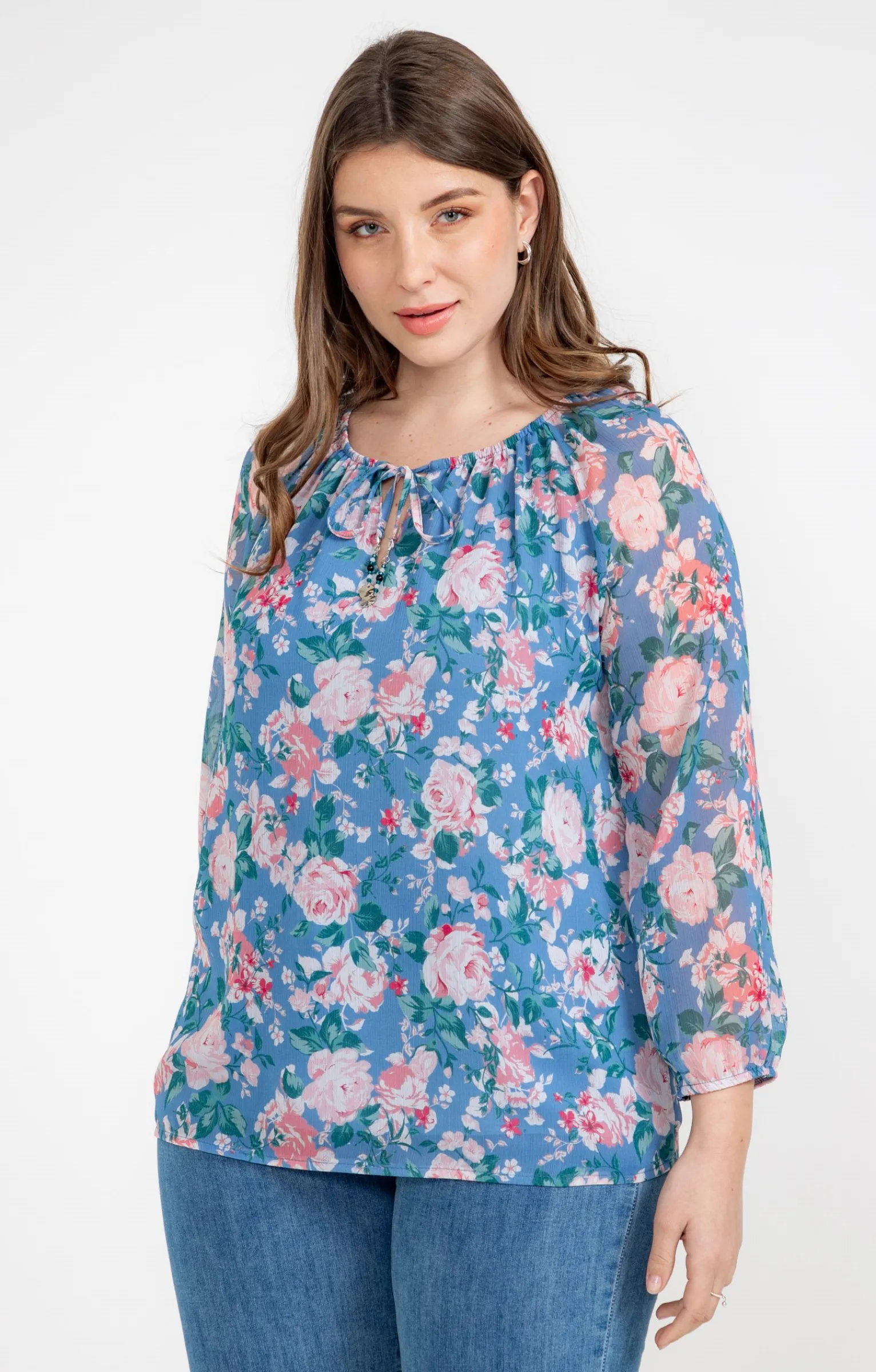 Toscane Boutique Chemisiers & Tuniques|Chemise doublée imprimée VERT DE GRIS