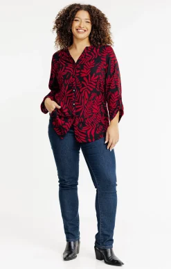 Toscane Boutique Chemisiers & Tuniques|Chemise imprimée TERRACOTTA