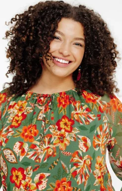 Toscane Boutique Chemisiers & Tuniques|Chemise imprimée KAKI