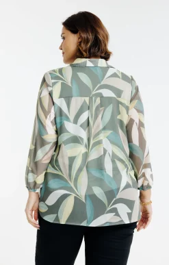 Toscane Boutique Chemisiers & Tuniques|Chemise imprimée KAKI