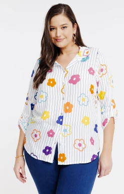 Toscane Boutique Chemisiers & Tuniques|Chemise imprimée MULTICOLORE