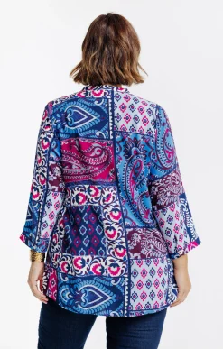 Toscane Boutique Chemisiers & Tuniques|Chemisier imprimé MARINE