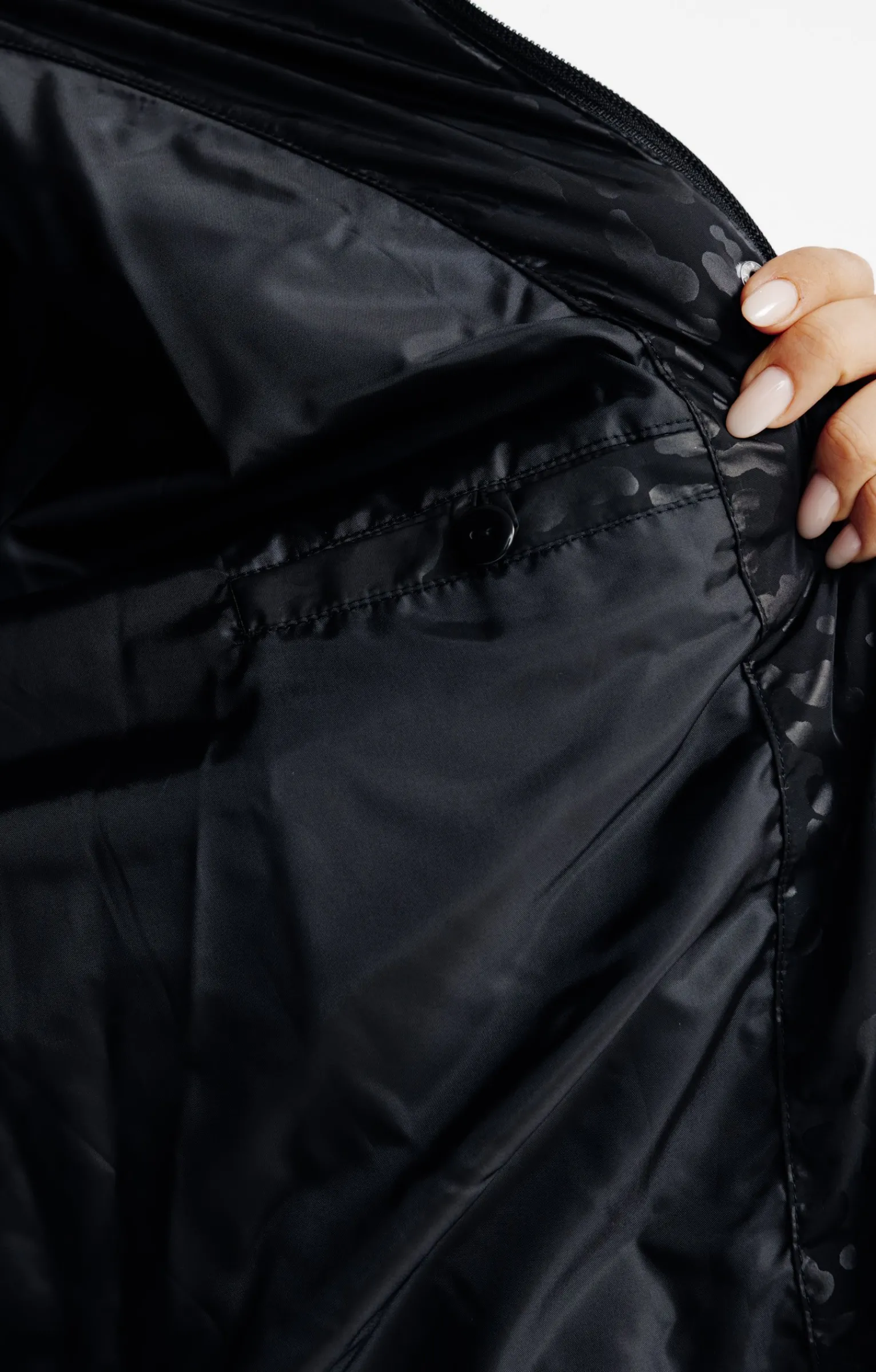 Toscane Boutique Parkas & Impers|Doudoune avec imprimé léopard NOIR