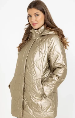 Toscane Boutique Parkas & Impers|Doudoune matelassée dorée DORE