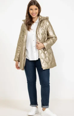Toscane Boutique Parkas & Impers|Doudoune matelassée dorée DORE
