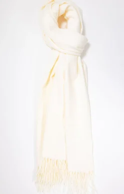 Toscane Boutique Accessoires|Echarpe chaude unie ECRU
