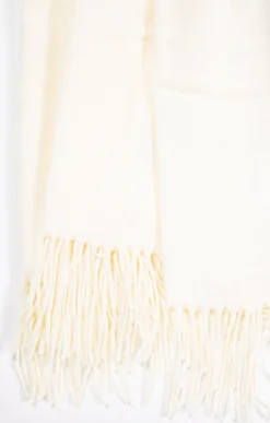 Toscane Boutique Accessoires|Echarpe chaude unie ECRU