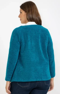 Toscane Boutique Pulls & Cardigans|Gilet fluffy uni CANARD