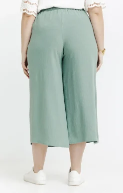 Toscane Boutique Jupes|Jupe culotte à poches CELADON