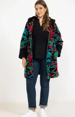 Toscane Boutique Manteaux|Manteau fantaisie NOIR