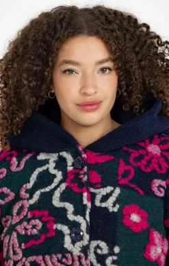 Toscane Boutique Manteaux|Manteau fantaisie patchs MULTICOLORE