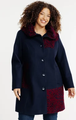 Toscane Boutique Manteaux|Manteau patch MARINE