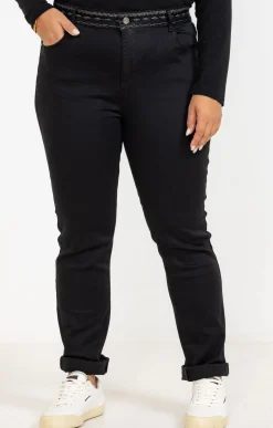 Toscane Boutique Pantalons|Pantalon 5 poches stretch NOIR