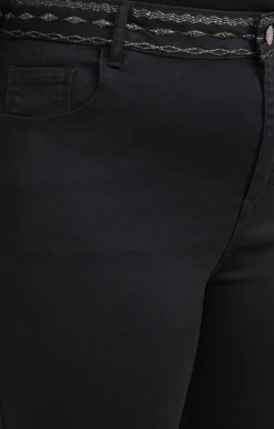 Toscane Boutique Pantalons|Pantalon 5 poches stretch NOIR