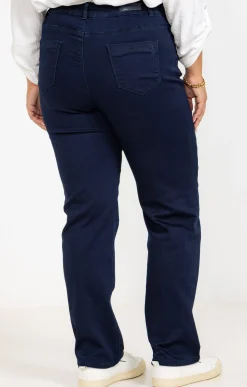 Toscane Boutique Pantalons|Pantalon 5 poches uni MARINE