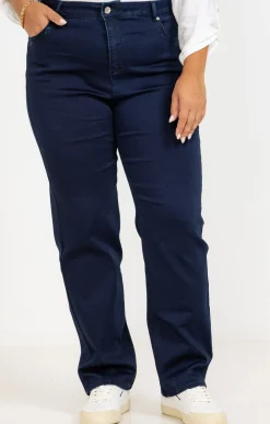 Toscane Boutique Pantalons|Pantalon 5 poches uni MARINE