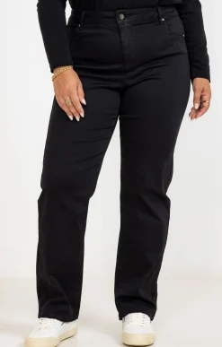 Toscane Boutique Pantalons|Pantalon 5 poches uni NOIR