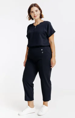 Toscane Boutique Pantalons|Pantalon droit NOIR