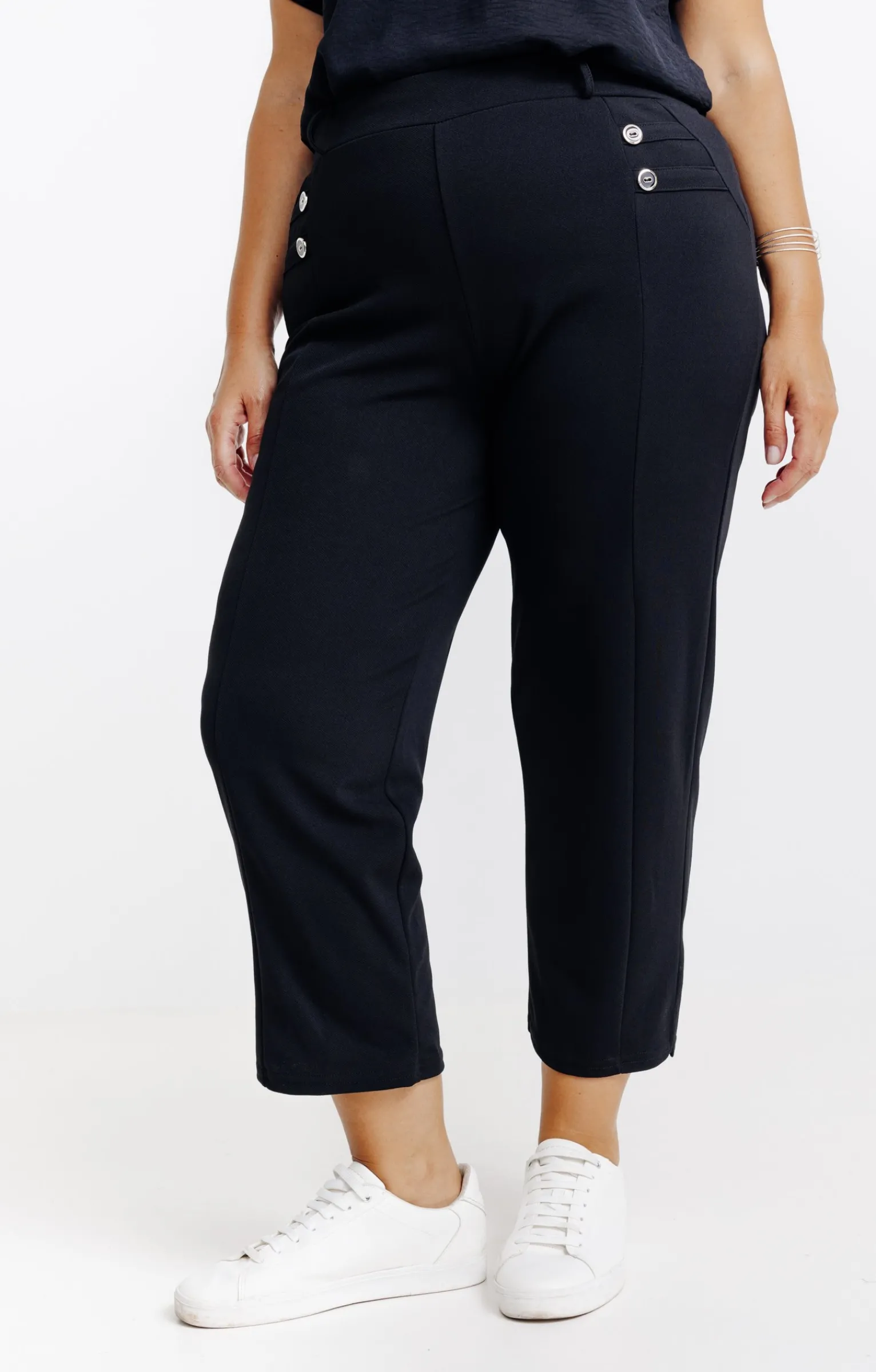 Toscane Boutique Pantalons|Pantalon droit NOIR
