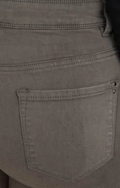 Toscane Boutique Pantalons|Pantalon droit effet satin KAKI