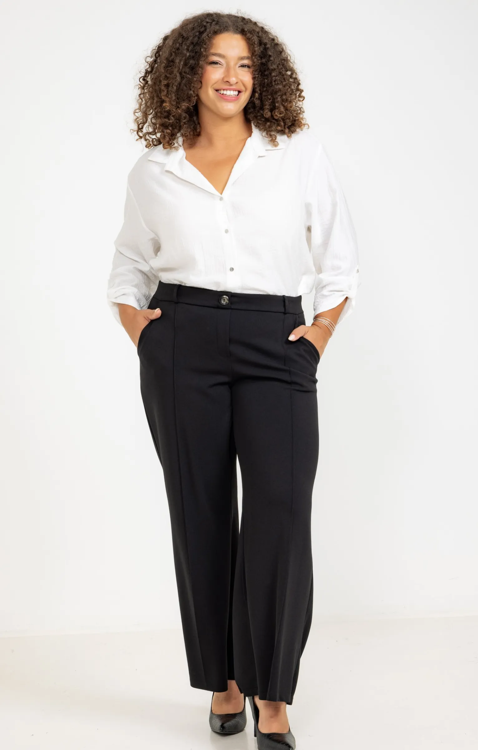 Toscane Boutique Pantalons|Pantalon large NOIR