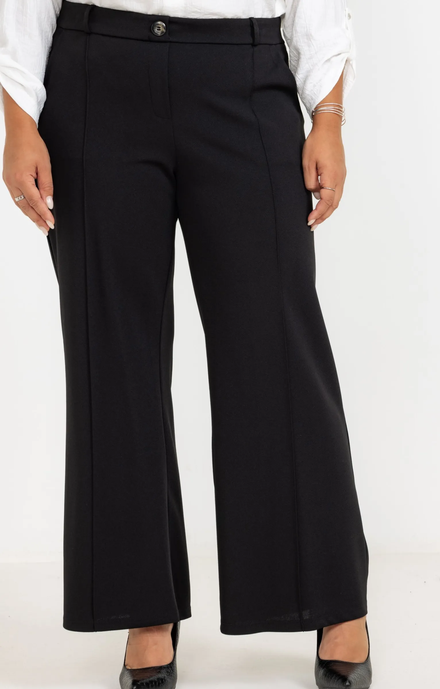 Toscane Boutique Pantalons|Pantalon large NOIR