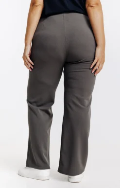 Toscane Boutique Pantalons|Pantalon large uni à boucle KAKI