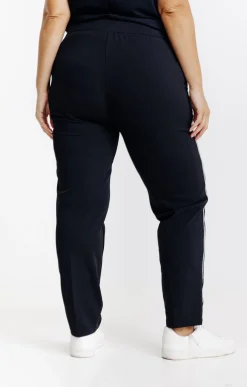 Toscane Boutique Pantalons|Pantalon style jogging bande paillette NOIR