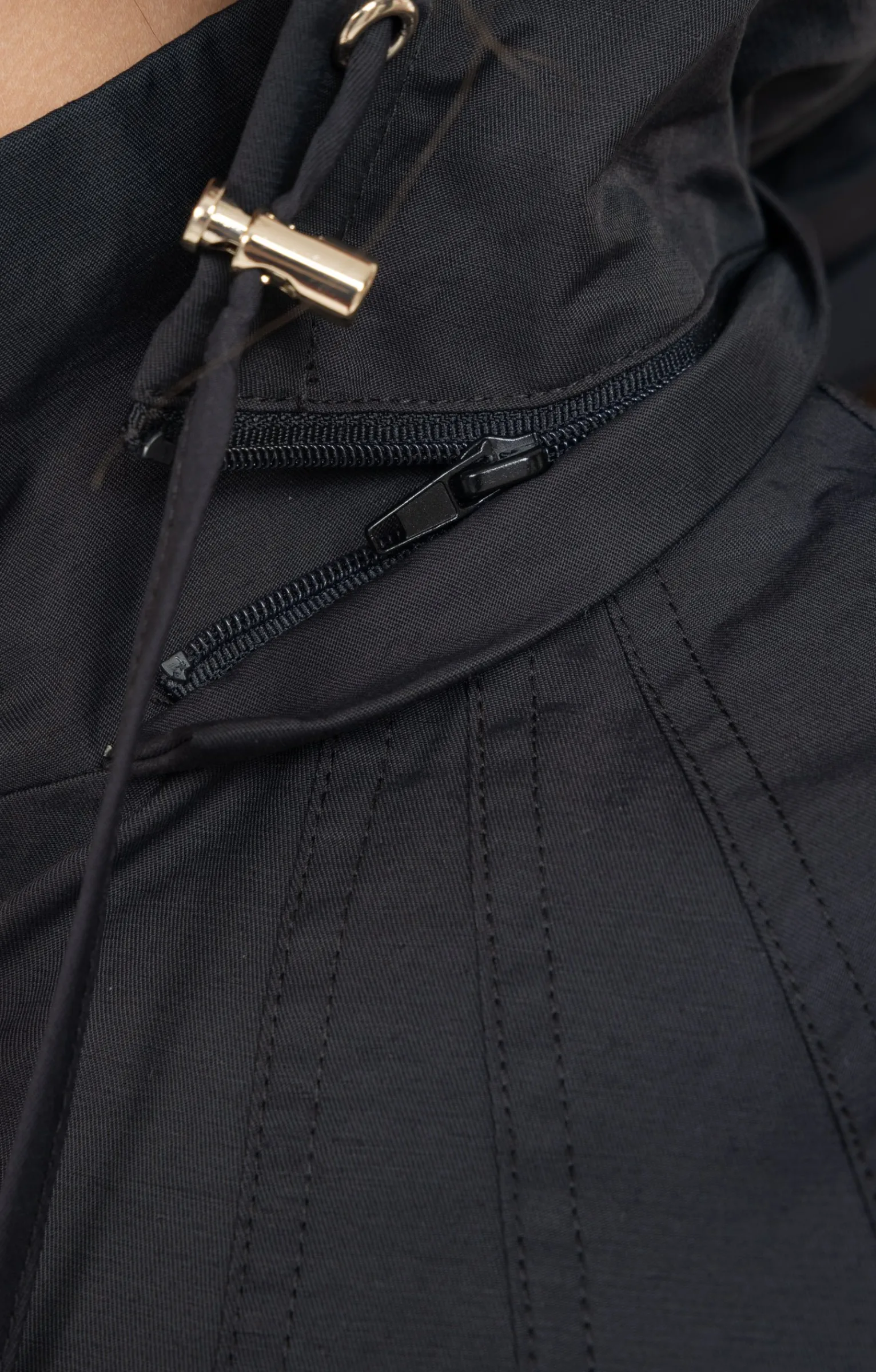 Toscane Boutique Parkas & Impers|Parka légère à capuche NOIR