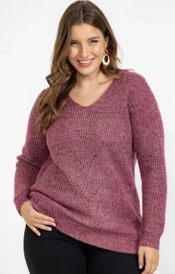 Toscane Boutique Pulls & Cardigans|Pull col V VIOLINE