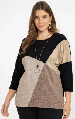 Toscane Boutique Pulls & Cardigans|Pull patch avec collier AVOINE