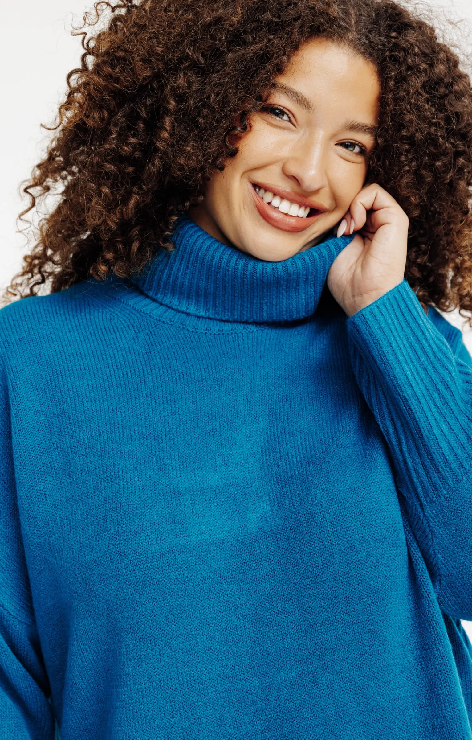 Toscane Boutique Pulls & Cardigans|Pull uni col montant CANARD