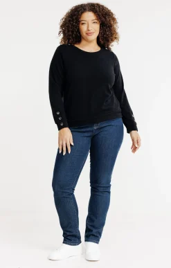 Toscane Boutique Pulls & Cardigans|Pull uni coordonné jupe maille NOIR