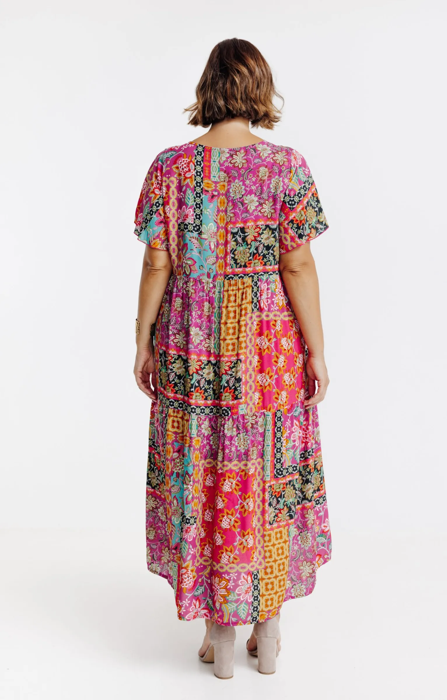 Toscane Boutique Robes|Robe longue imprimée MULTICOLORE