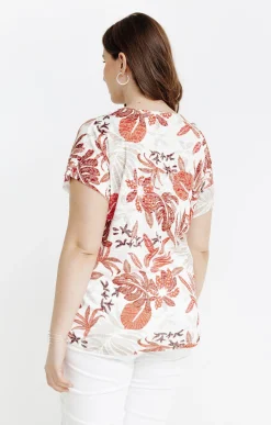 Toscane Boutique Tee-shirts|Tee-shirt imprimé CORAIL
