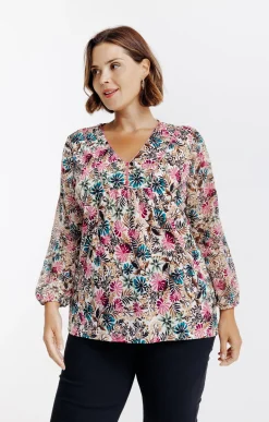 Toscane Boutique Tee-shirts|Tee-shirt imprimé BOIS DE ROSE