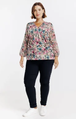 Toscane Boutique Tee-shirts|Tee-shirt imprimé BOIS DE ROSE