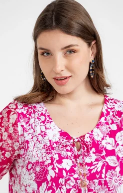 Toscane Boutique Tee-shirts|Tee-shirt imprimé CLEMATITE