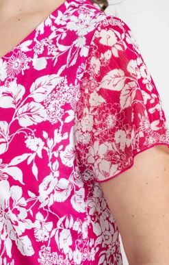 Toscane Boutique Tee-shirts|Tee-shirt imprimé CLEMATITE