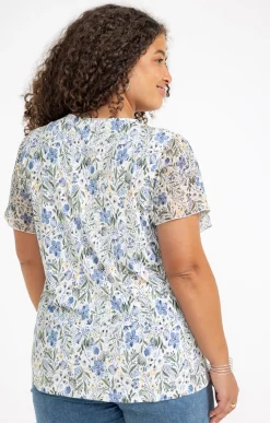 Toscane Boutique Tee-shirts|Tee-shirt imprimé TILLEUL