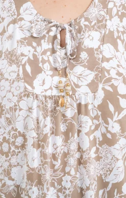 Toscane Boutique Tee-shirts|Tee-shirt imprimé TAUPE