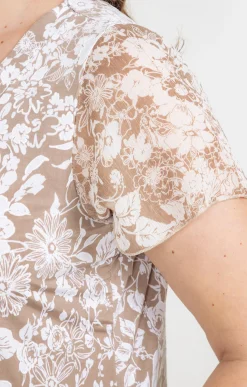 Toscane Boutique Tee-shirts|Tee-shirt imprimé TAUPE