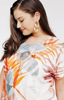 Toscane Boutique Tee-shirts|Tee-shirt imprimé ROUGE