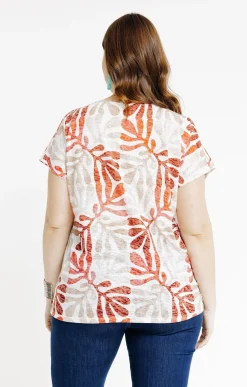 Toscane Boutique Tee-shirts|Tee-shirt imprimé CORAIL