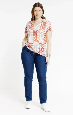 Toscane Boutique Tee-shirts|Tee-shirt imprimé CORAIL