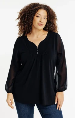 Toscane Boutique Tee-shirts|Tee-shirt uni NOIR