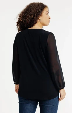 Toscane Boutique Tee-shirts|Tee-shirt uni NOIR