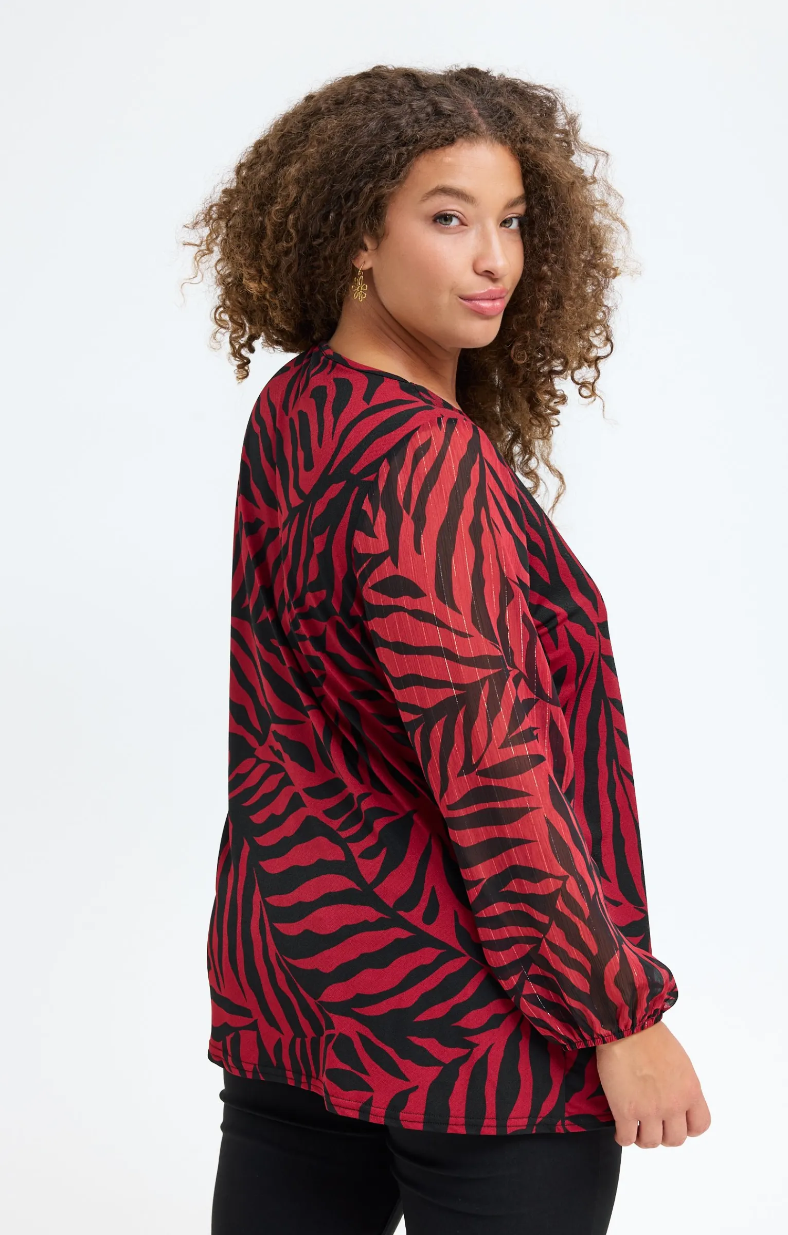 Toscane Boutique Tee-shirts|Tee-shrit imprimé et collier TERRACOTTA