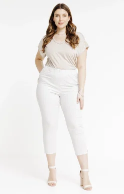 Toscane Boutique Pantalons|Tregging court détail rivet AVOINE